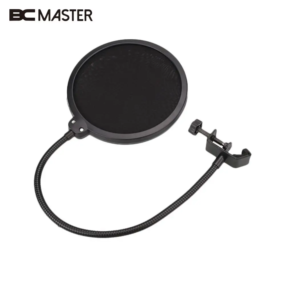 BCMaster Черный Гибкий микрофон Микрофон лобовое стекло микрофон Поп фильтр ветрозащитный экран крышка говорящие аксессуары