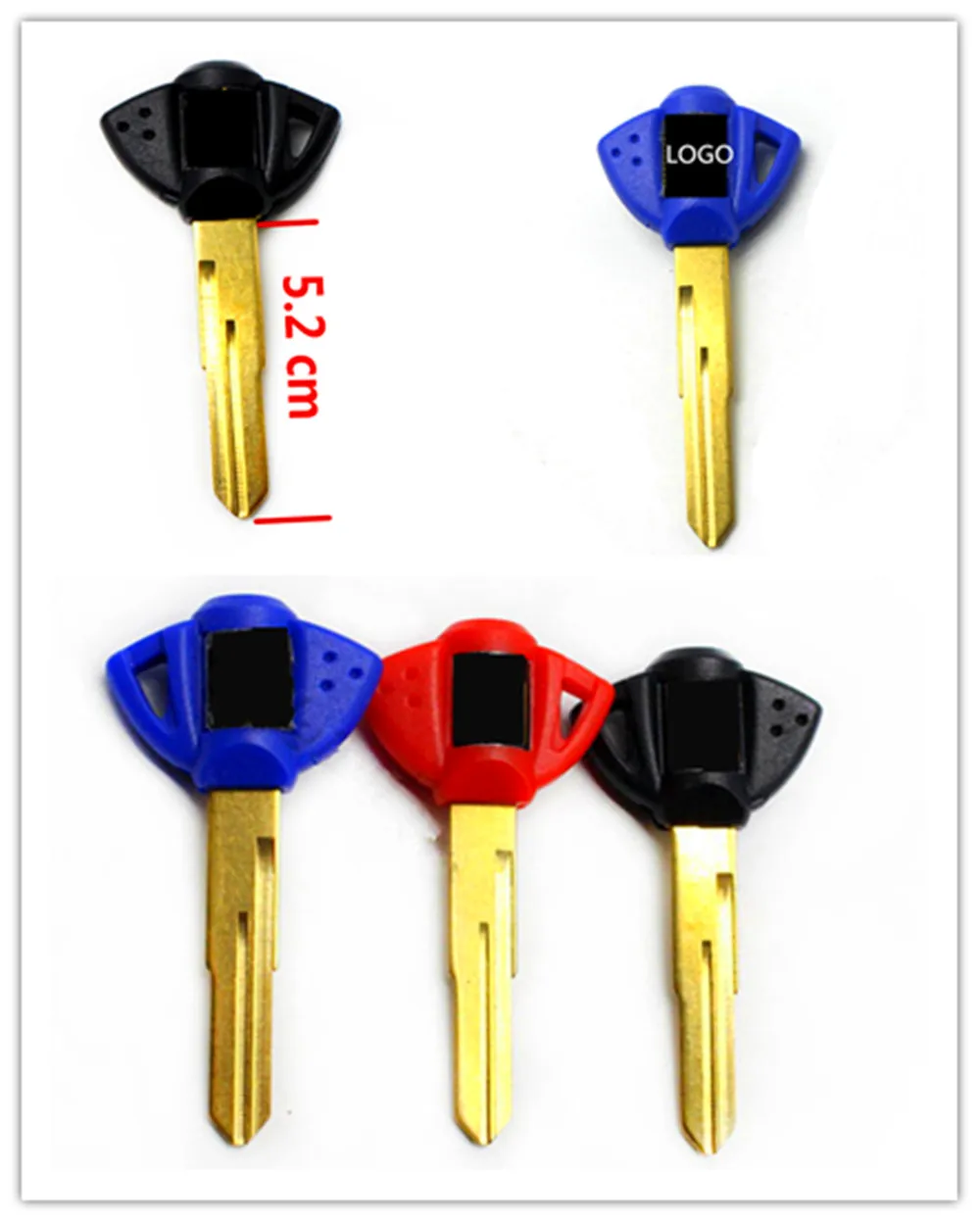 

For SUZUKI GSXR1000 GSXR600 GSXR750 SV1000 SV650 V-Strom DL1000 V-Strom DL650 new Motorcycle Embryo Blank Key Uncut Blade