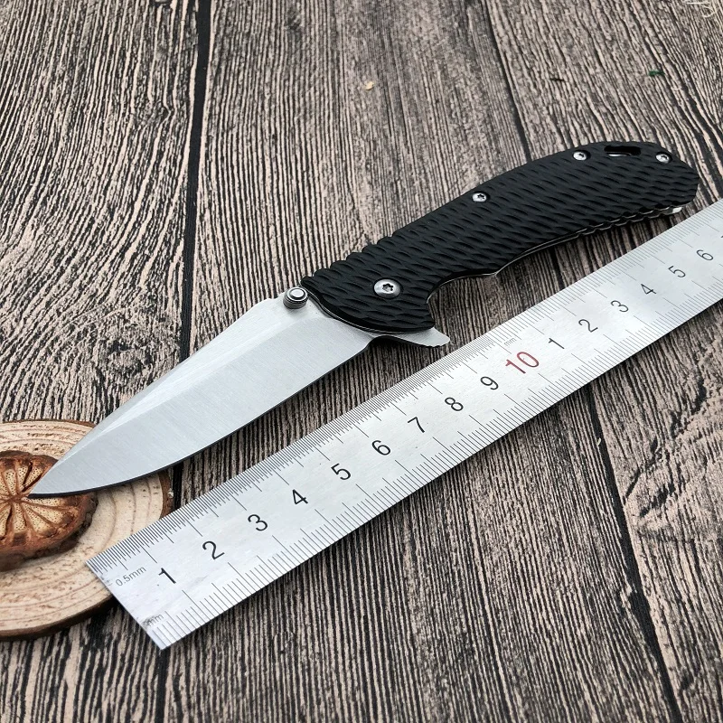 LOKI ZT Folding Knife 5Cr13Mov Blade nylon steel Handle Hunting