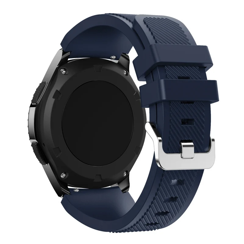 Gear s3 Frontier band для samsung Galaxy watch 46 мм 42 мм active 2 huawei watch gt ремешок 22 мм ремешок для часов correa amazfit ремешок Bip - Цвет ремешка: Dark blue