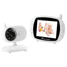 Wireless Video Baby Monitor 3.5 inch LCD Digital Baby Nursing Babysitter Lullaby Temperature Detection 2-way Talk baby Camera