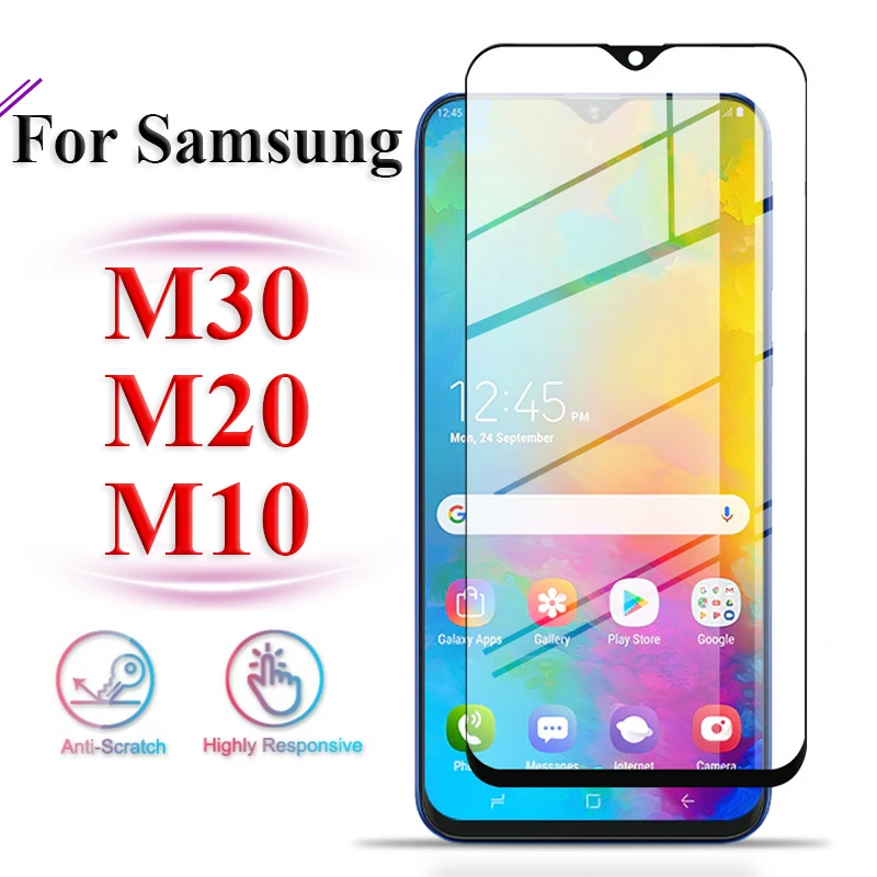Защитный Стекло на samsung Galaxy M30 M20 M10 закалённое защитное стекло м 20 30 10 Сун Samsong Verre