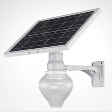 Уличный садовый светодиодный светильник на солнечной батарее, декоративный и современный светодиодный светильник для газона, настенный светильник, лампа для крыльца