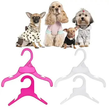 

10Pcs Plastic Pet Dog Puppy Cat Clothes Clothing Rack Hanger Dog Product Accessories