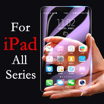 

For iPad Air 1 Glass 2017 Screen Protector Tempered 2018 2 Pro Film 9.7 inch Glas Protective A1954 4th 5th 6th A1822 A1893 A1823