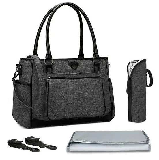 

BRINCH Baby Diaper Bag Fashion Designer Large Capacity Waterproof Stroller Bag Multifunction Maternity Mummy Bag For Baby Care