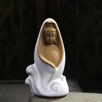 

New Purple sand Small Buddha Statue Crafts Home decoration Tea Pet handmade statue Kung Fu tea sets accessories Car Ornaments