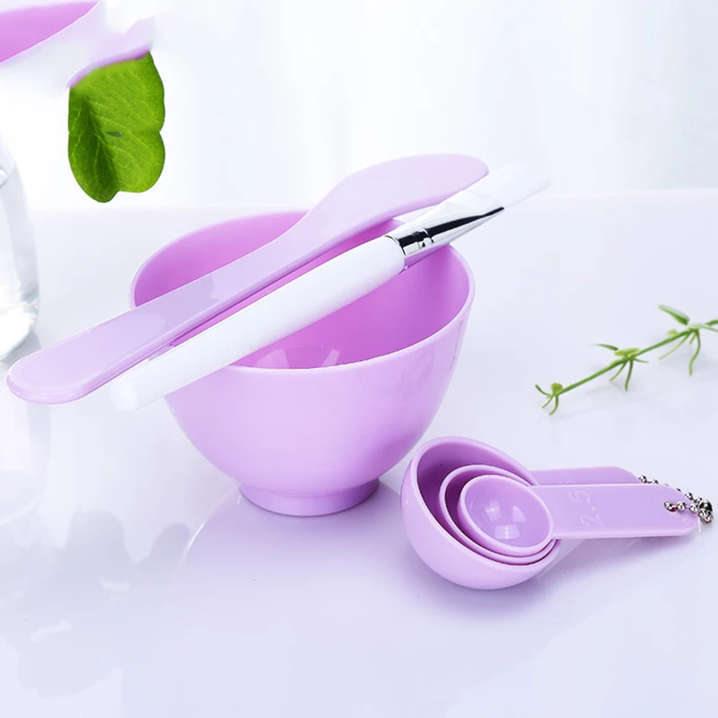 6 in 1 Mixing Bowl Brush Spoon Stick Makeup Beauty Set Face Facial Mask