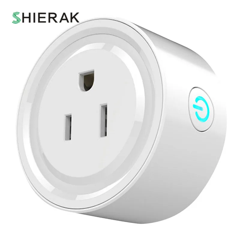 

SHIERAK Mini WiFi Smart Remote Control Timer Plug Socket Outlet US Plug Home Devices AC110-240V 50-60Hz 2200W
