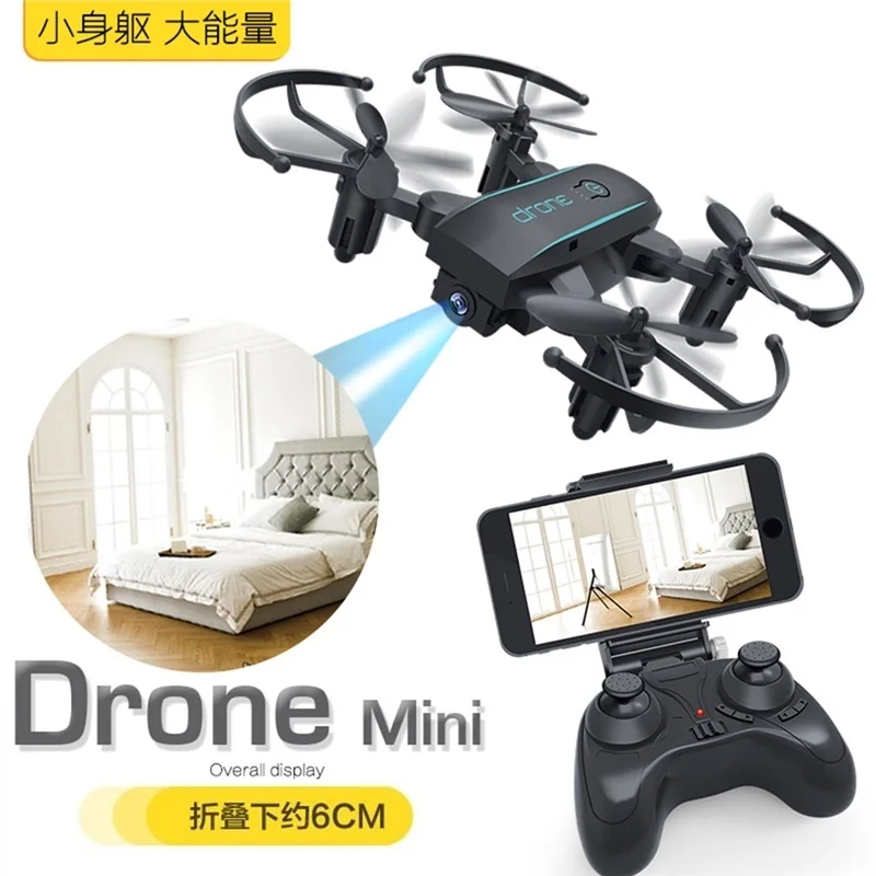 1601 Mini Foldable Aerial Photography RC Quadcopter 2.0MP Camera WIFI Drone VS JJRC H36 JJR/C H37 Black Fashion Accessories