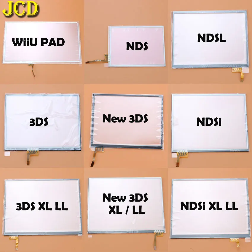 Jcd Touch Screen Panel Display Digitizer Per Nds Lite Ndsl Ndsi Xl Ll Per Console 3Ds Xl Ll Wiiu Pad