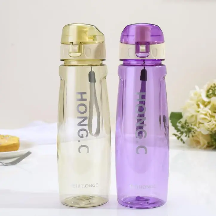

550ml Outdoor Sports Water Bottle 550ML Transparent Portable Bike Sports Unbreakable Plastic Water Bottle