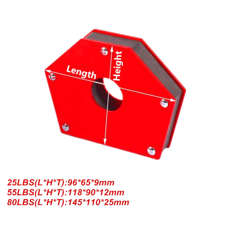 55LBS Магнитный сварочный держатель локатора 30/45/90/135 градусов стрелка магнитный держатель мощный пайки монтаж сварочные инструменты