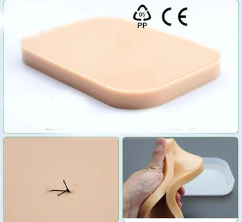 

surgical sutured training skin module simulation skin model Silicone skin model surgical practice