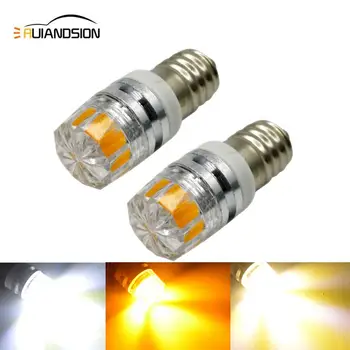 

White/yellow/warm white High quality E10 12V led instrument lights COB 2W led bulb indicating lamp e10 led pilot lamp 2pcs/lot