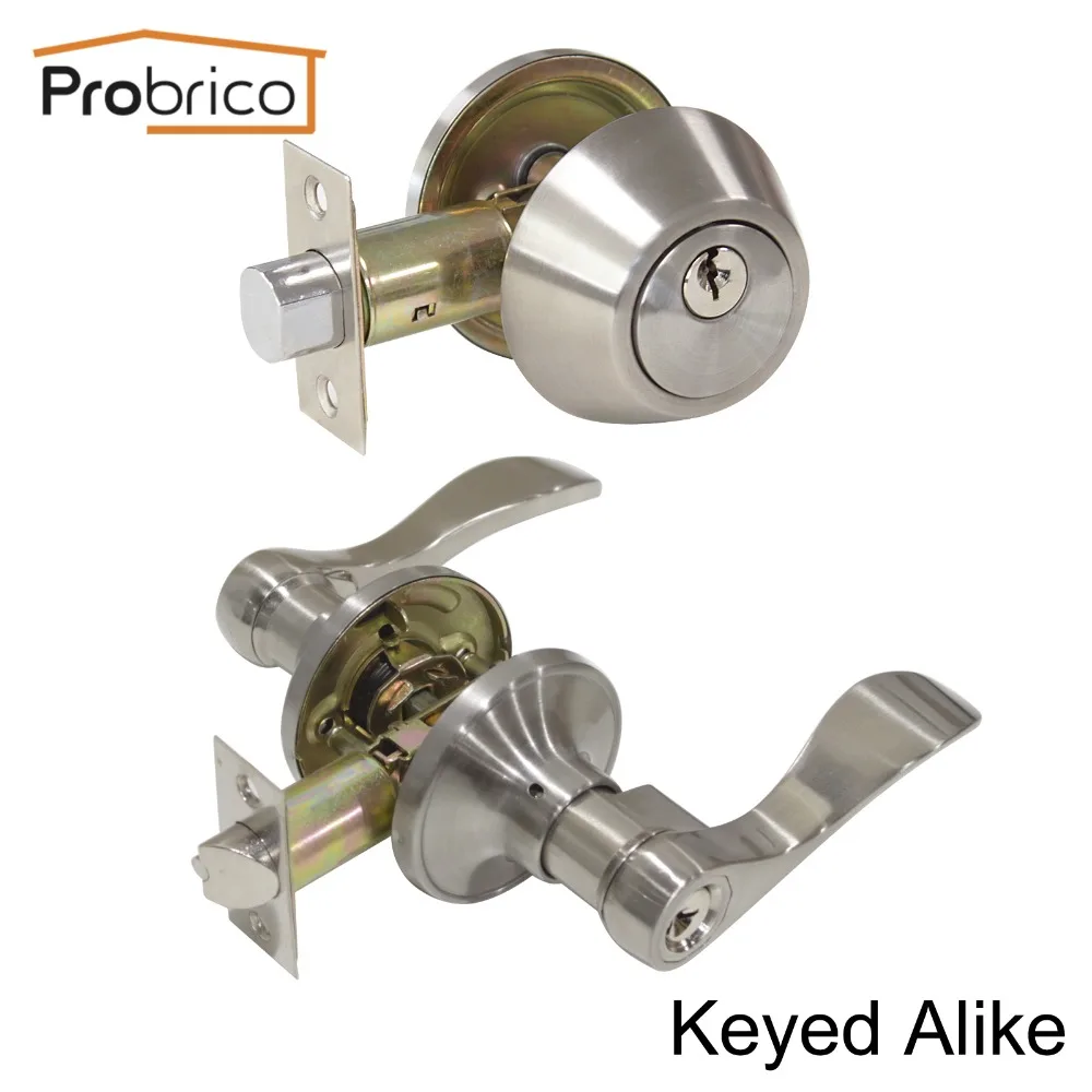 Probrico Safety Door Handle Knob For Exterior Interior Doors