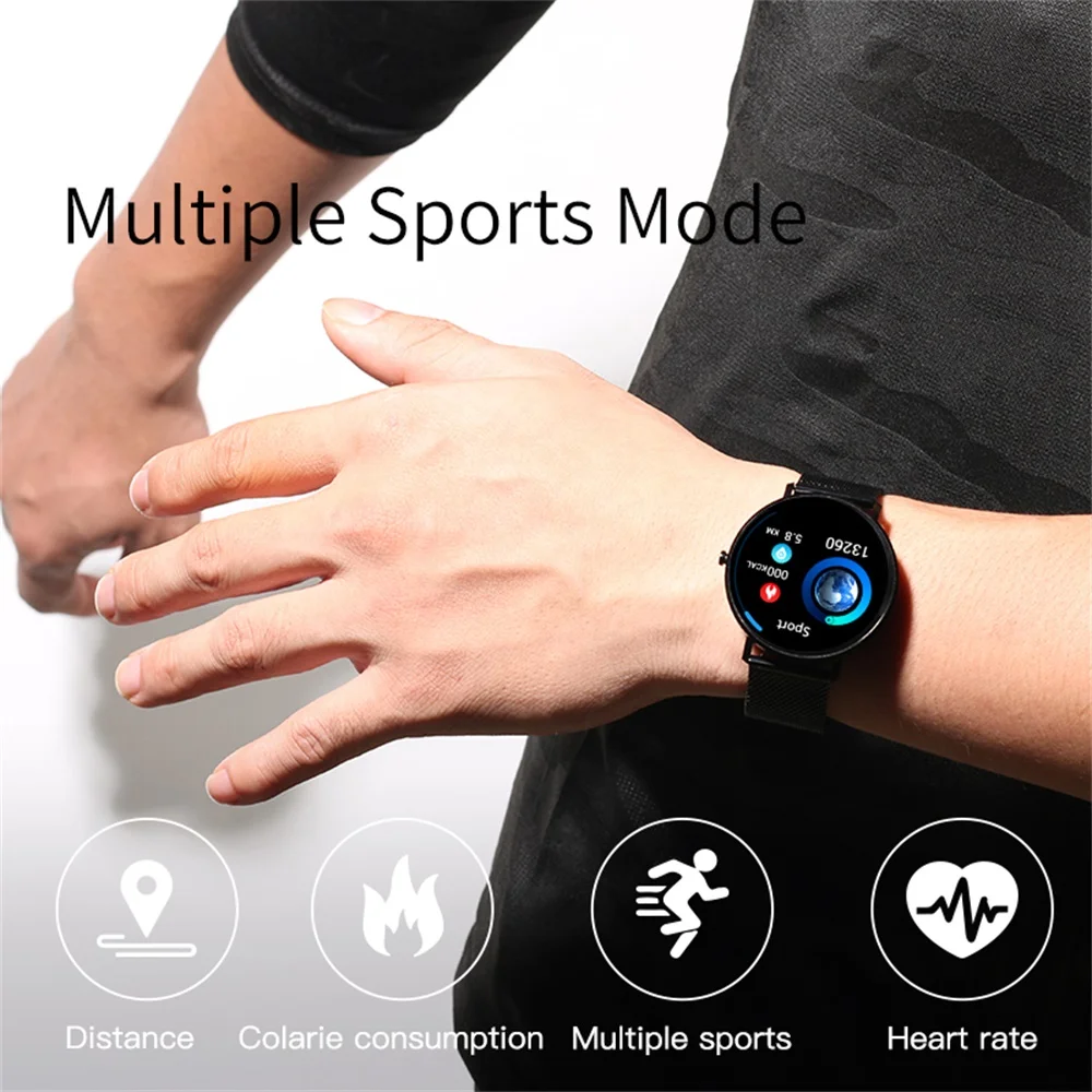 696 L6 Smart Watch IP68 Waterproof Wearable Device Heart Rate Monitor Color Display Smart Watch For Android IOS
