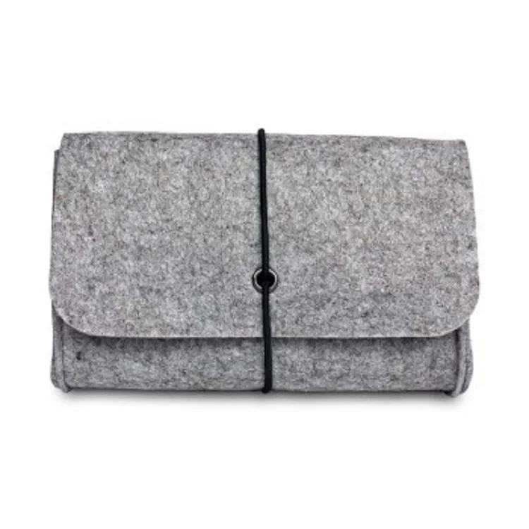 Wool Felt Coque for Macbook Dell HP Asus USB Charge Pouch Mouse Bag Pouch for Macbook Air Pro Retina 11 13 15 Mouse Charge Bag     (5)