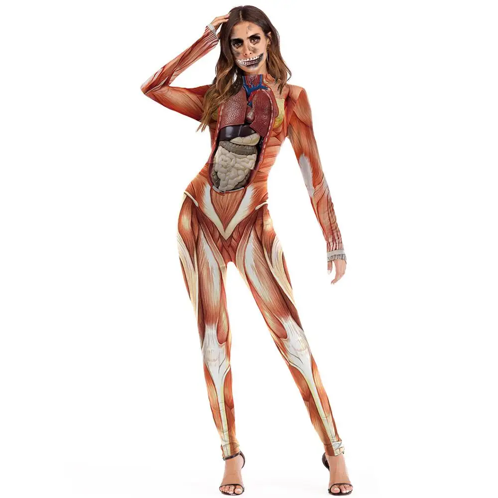 PLstar Cosmos New Women/girl Human body structure muscle Cosplay apparel Zentai Bodysuit Suit Jumpsuits PLstar Cosmos New Women/girl Human body structure muscle Cosplay apparel Zentai Bodysuit Suit Jumpsuits