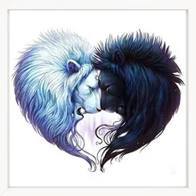 5d diy kerstkaarten алмазов картина пользовательские мультфильм лев kerstkaarten полный квадратный рождественские открытки эйген фото Хэллоуин подарки