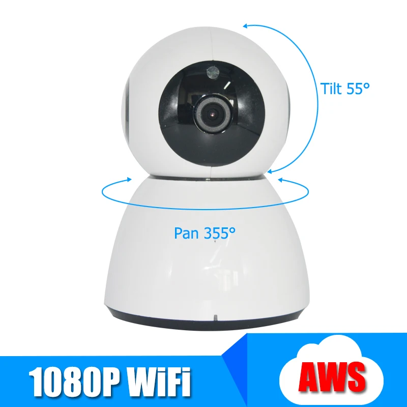 64 ГБ умный дом безопасности Wi-Fi Камера 1080P HD Cloud Storage P2P ИК Ночное видение сети IP