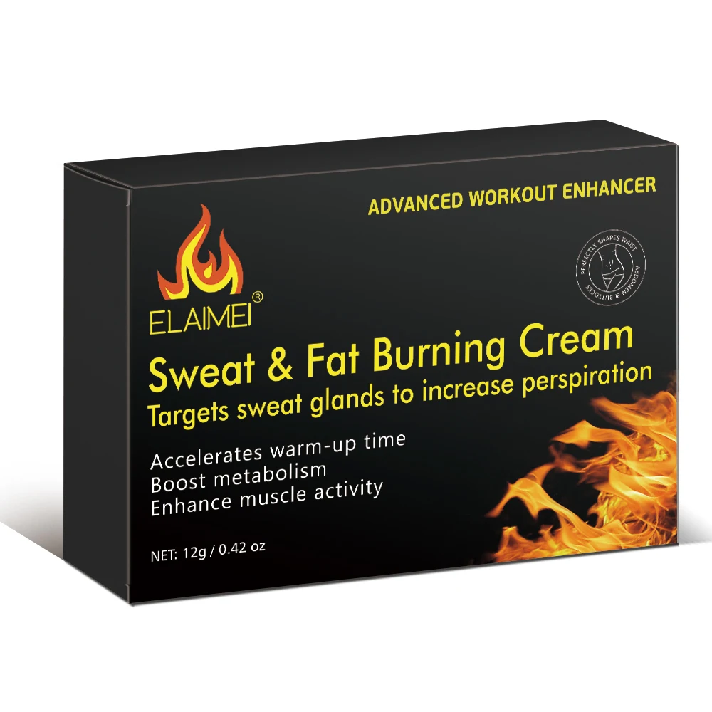 

Fat Burning Slimming Body Cream Firming Abdominal Muscle Vest Line Fat Burning Reducing Cream Men Women Fitness 10 Bags/box