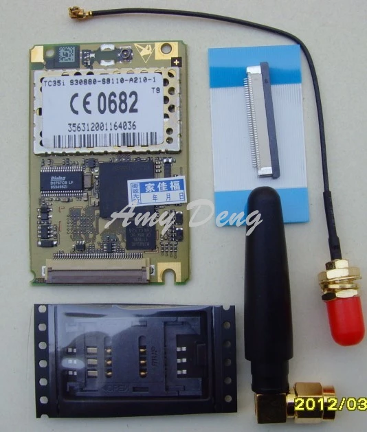 

GSM TC35I module yellow version send antenna cable, deck, linker