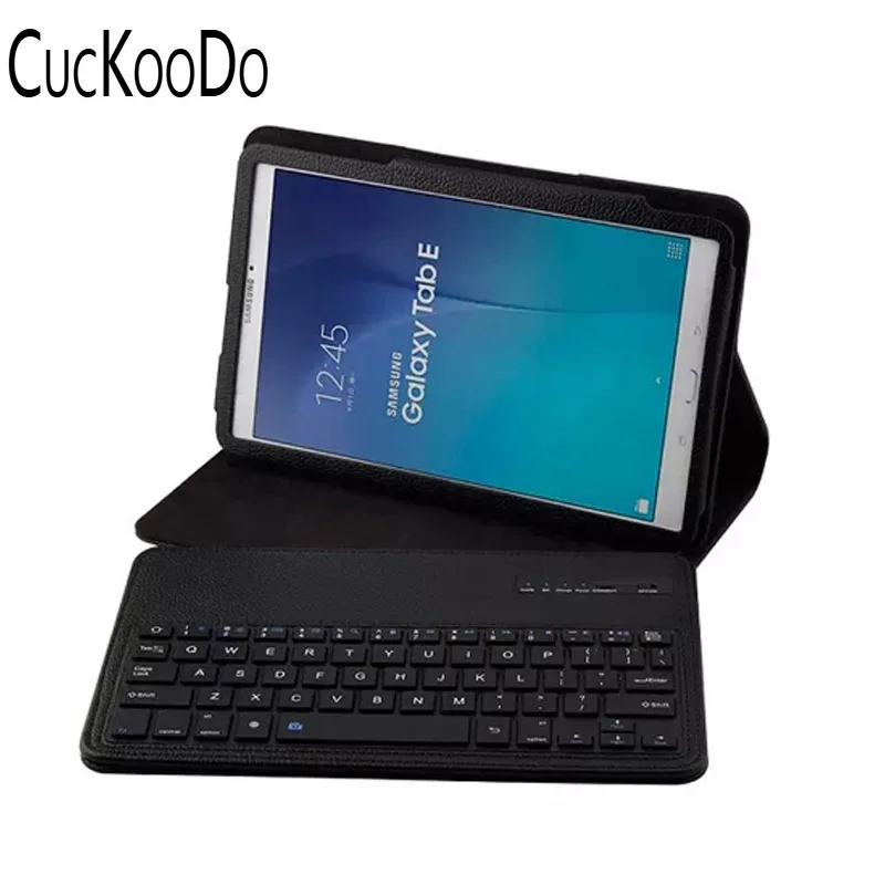 CucKooDo кожаный чехол Съемная Bluetooth беспроводная клавиатура для Samsung Galaxy Tab E 9 6 SM-T560