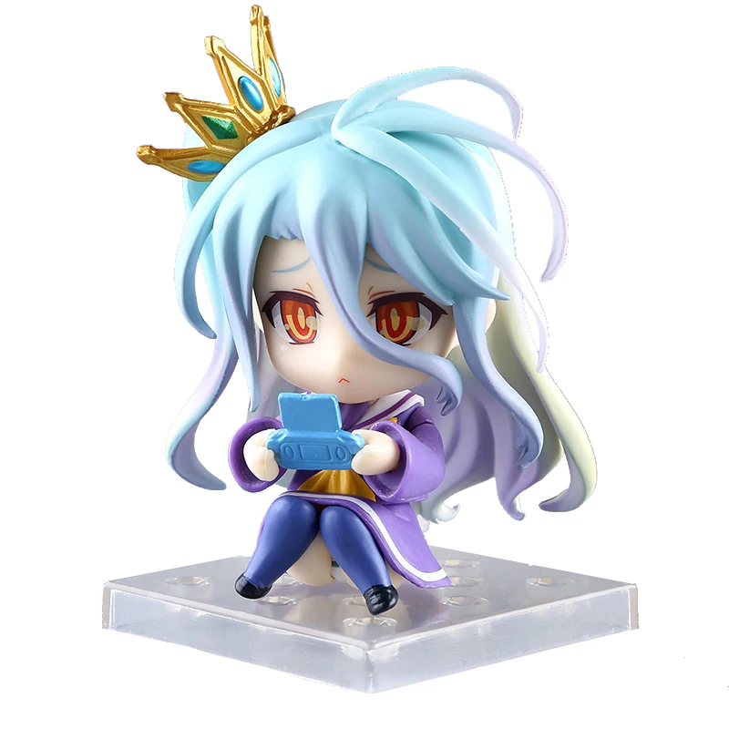 

NO GAME NO LIFE Nendoroid Shiro 653# Sora 652# PVC Action Figure Collectible Model Toy 10cm KT3726