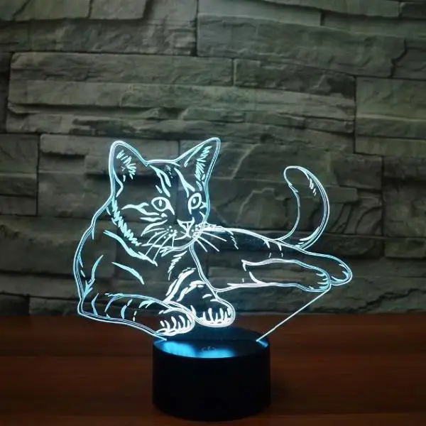 3D светодиодный светильник, экспресс-, пожалуйста, свяжитесь с клиентской командой, прежде чем приобретать предложение, специальный список ночника 9 - Испускаемый цвет: GX-1193