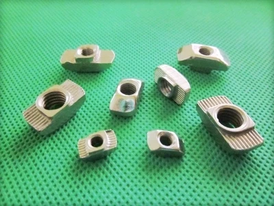 10PCS M3 M4 M5 Hammer Nut Aluminum Connector T Fastener Sliding Nickel Plated Carbon Steel for 2020 series Profile | Обустройство