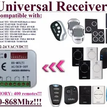 2 шт. приемник совместим с FAAC 433,92 МГц-868,3 МГц пульт дистанционного управления приемник Скалка код