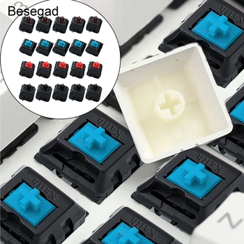

Besegad 10PCS 3-Pin Replacement RGB KeyCaps Switches Keyswitches FOR Cherry MX Mechanical Keyboard Accessories