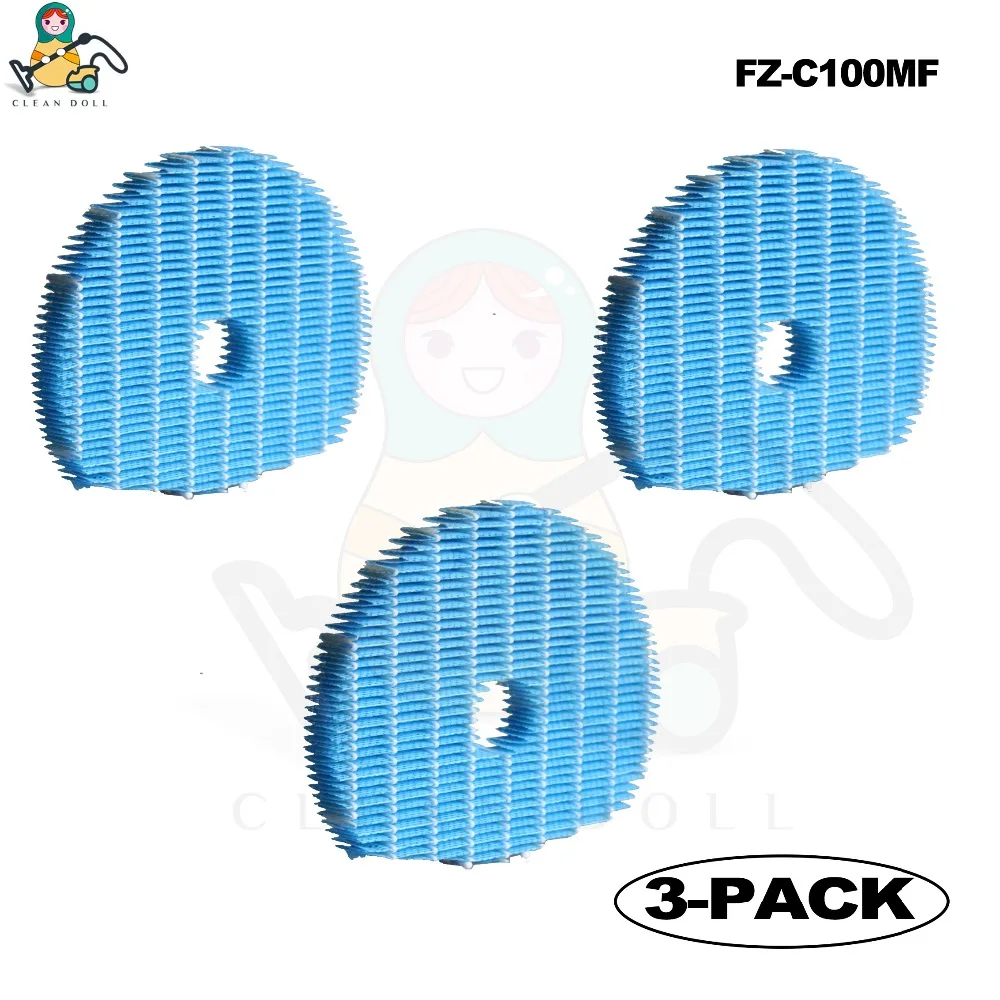 CLEAN DOLL 3-PACK фильтр-увлажнитель для острых FZ-C100MFU FZ-C100MF KC-W80/65/45 KC-C150/100/70 очиститель