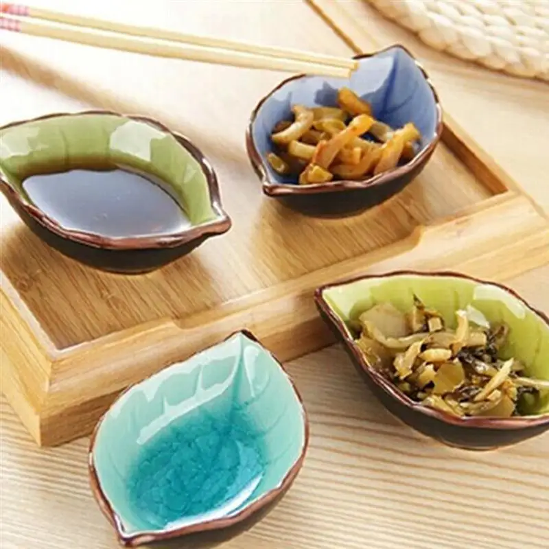 Aliexpress.com : Buy Mini Leaf Shaped Dessert Appetizer Plates Fish Shape Sauce Dish Dinnerware