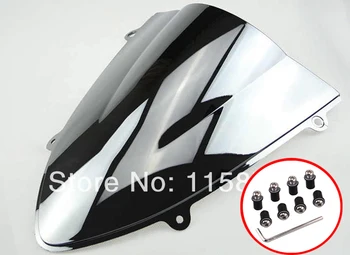 

Chrome Motorcycle Windshield Motocross Windscreen Case for Kawasaki Ninja ZX250R ZX 250R 2008-2011
