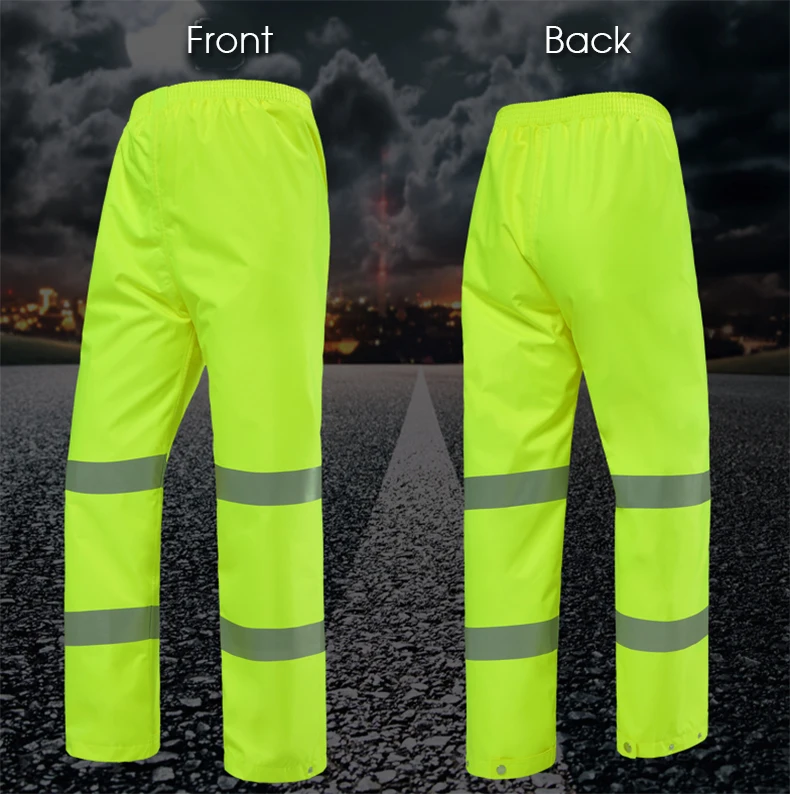 Plus Size Men Women Cycling Motorcycle Rain Coat Pants Suits 13