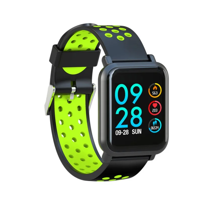 Стильный цветной смешанный умный браслет, часы для занятий спортом, Смарт-часы, фитнес-монитор, смарт-браслет квадратной формы, плюс размер