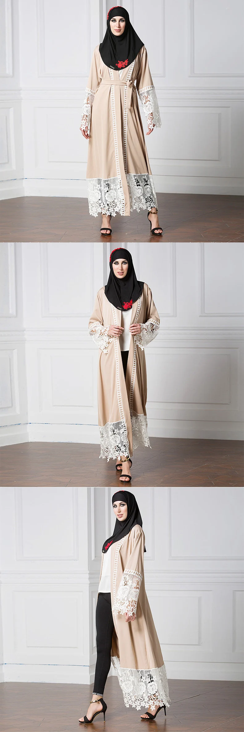 Мусульманское женское платье плюс размер 5XL Турецкая абайа мусульманское выдалбливают Кружева Абая арабские Турция Ближний Восток