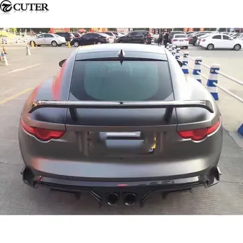 

F-TYPE Car body kit Carbon Fiber Rear Trunk Spoiler Lip Wing For Jaguar F-TYPE 13-16
