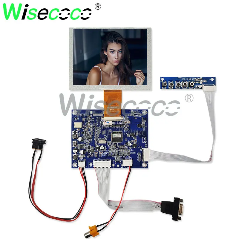 5 дюймов 640*480 TFT ZJ050NA-08C 640x480 50Pin плюс VGA AV ЖК дисплей плате контроллера комплект