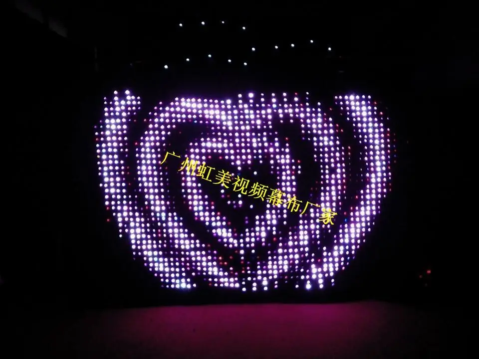 

Full Color Programmable 3*6M LED Curtain RGB 3 in1 LED Video Curtain for DJ Disco