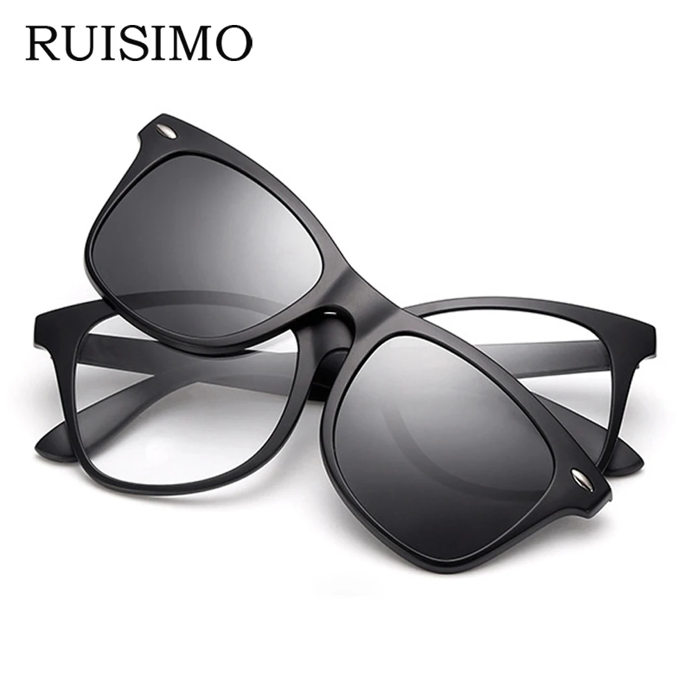 

RUISIMO Men Eyeglasses Fashion Myopia Optical Computer Glasses Frame Brand Design Plain Eye glasses retro de grau femininos