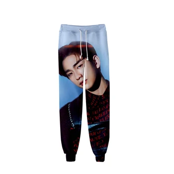 

GOT7 3D print fashion cool Casual Basic Popular Slim Trousers breathable high Street High Quality Fashion Women/men Pant