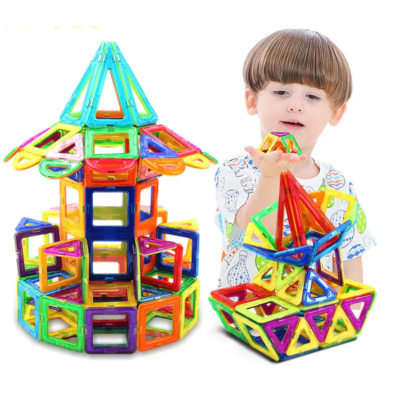 

Big Size Magnetic Block Designer Constructor Set Model & Building Technic Magnets Toy Building Blocks Toys For Children