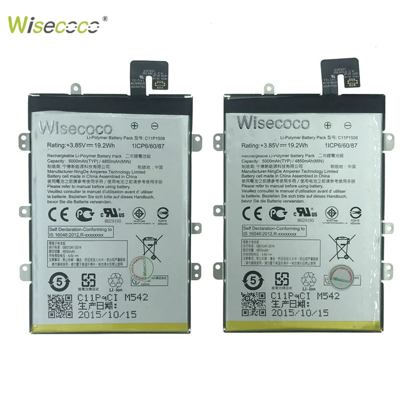 

ASUS 100% Original C11P1508 5000mAh New Battery For ASUS Zenfone Max 5000 5000Z ZC550KL Z010AD Z010DD C550KL Z010DA high quality