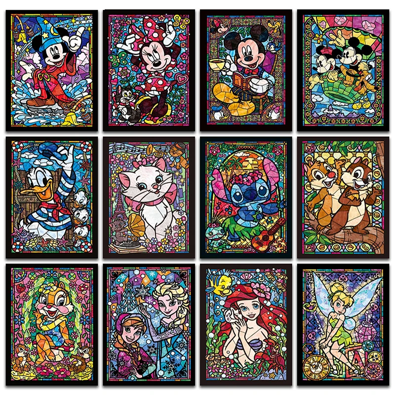 

LZAIQIZG Full Square/Round Drill 5D DIY Diamond Painting "Cartoon characters" 3D Embroidery Cross Stitch 3D Home Decoration Gift