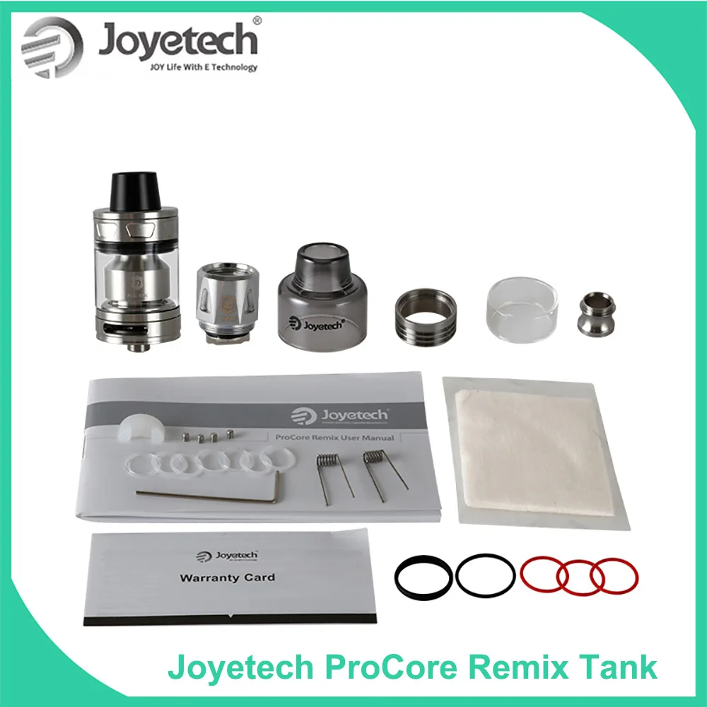 100% Original Joyetech ProCore Remix Atomizer 2ml / 4.5ml rebuildable tankwith post-less deck design ProC1-0.4ohm head vape