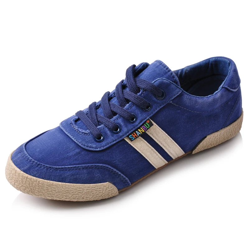 Canvas Shoes Mens Leisure Shoes Summer Loafers Light Slip on Rubber