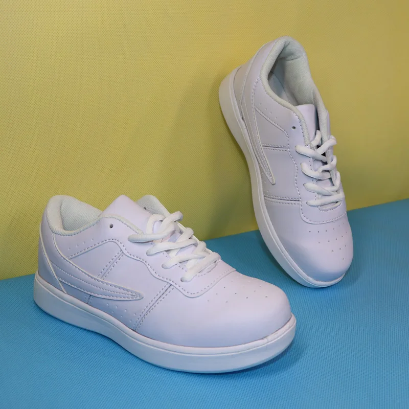 Boys school uniform shoes kids leather sneakers girls casual shoes kids